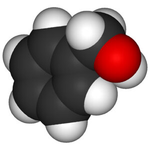 Mólecula Alcohol Bencilico