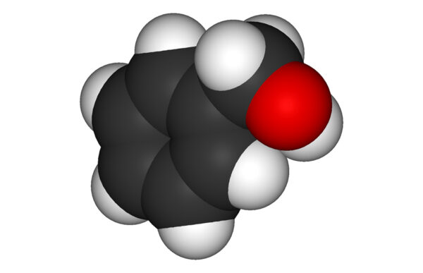 Mólecula Alcohol Bencilico