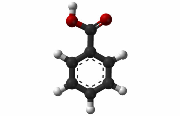 Molécula Ácido benzoico