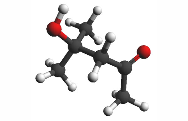 Molécula Alcohol Diacetona